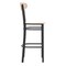 Flash Furniture Barstool with Natural Wood Seat and Boomerang Back XU-DG6V6B-NAT-GG - alternate 2